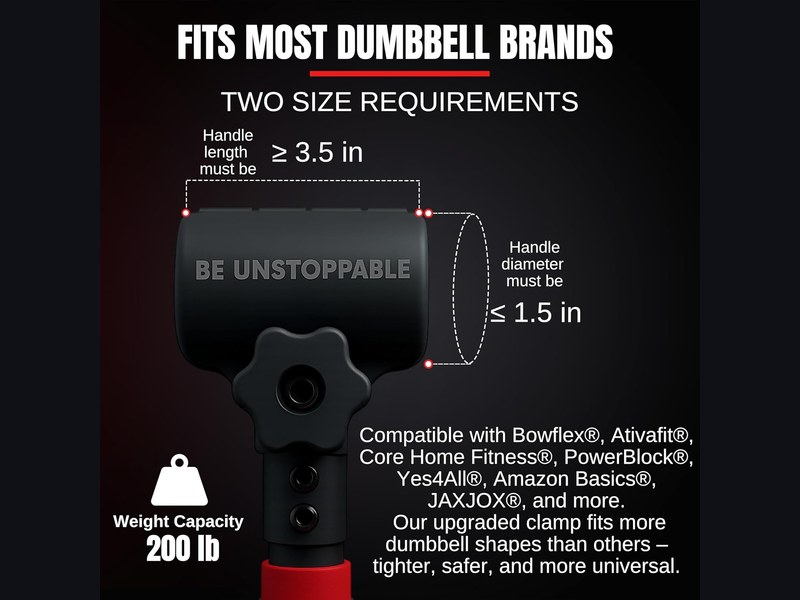 OJEXA connects two dumbbells into one bar-style setup for compact home workouts